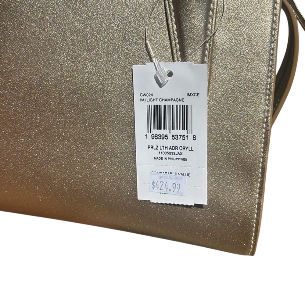 Coach Andrea Gold CarryAll Bag NWT - Picture 6 of 11